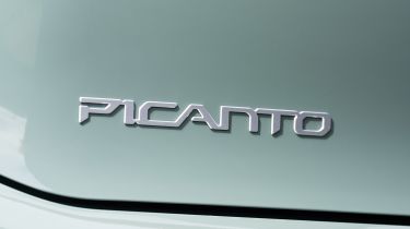 Kia Picanto facelift UK - Picanto badge