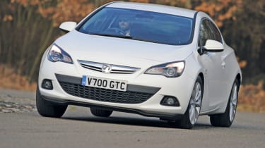Vauxhall Astra GTC front cornering