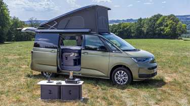 VW California Beach - front angled open