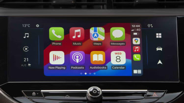 Vauxhall Corsa 1.2 Turbo GS Apple CarPlay screen