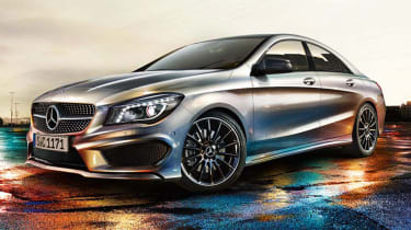 Mercedes CLA 220 CDI rear tracking