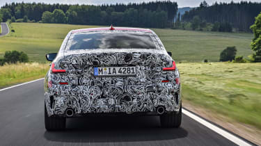 New BMW 3 Series pre-production review - rear