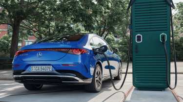 Mercedes CLA with EQ Technology - charging