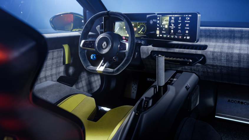 Renault 5 Turbo 3E - кабина