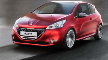 Peugeot 208 GTi front tracking