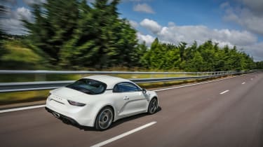 Alpine A110 ride review - rear