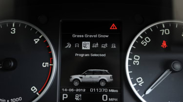 Range Rover Sport dials