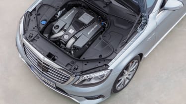Mercedes S63 AMG engine