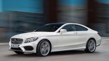 Mercedes C-Class 2014 coupe side