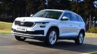 Skoda Kodiaq - front tracking