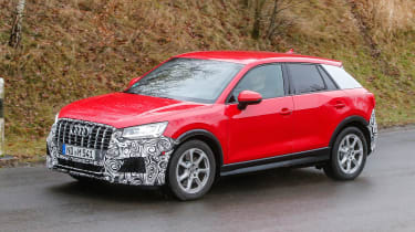 Audi SQ2 - red spied front