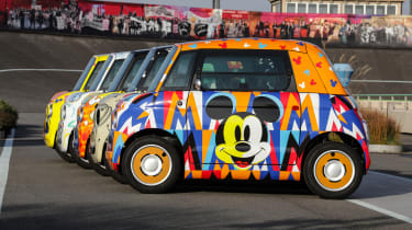 Fiat Topolino Disney tribute car collection - side static