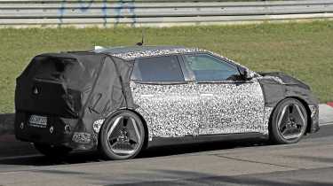 Kia EV4 testing - rear angled