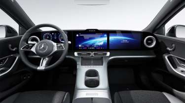 New Mercedes C-Class Electric - dashboard configurator