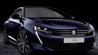 Peugeot 508 leaked - front close-up
