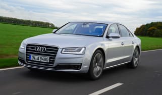 Audi A8 saloon 2014 front track