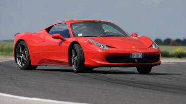 Ferrari 458 Italia corner