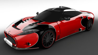 Spyker C8 Aileron - red front