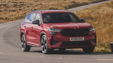 Skoda Kodiaq vRS cornering