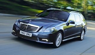 Mercedes E350 CDI Estate front tracking