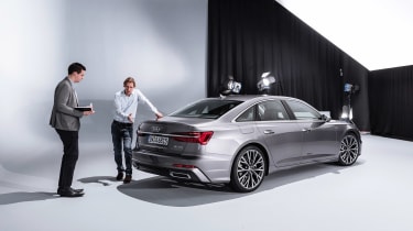 New Audi A6 - studio rear inspection