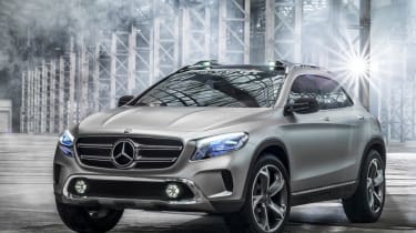 Mercedes Concept GLA front three-quarters