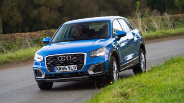 Audi Q2 - blue front action