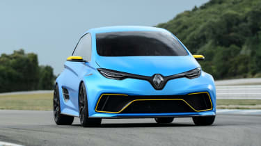 Renault ZOE E-Sport concept - front tracking