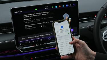 Volkswagen ID.7 long-term test - infotainment screen