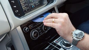 CD player in a car