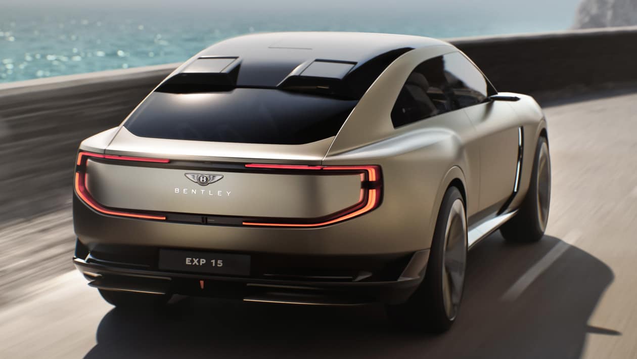 Концепция Bentley EXP 15 - заднее действие