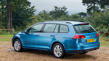 Volkswagen Golf Estate - rear static blue