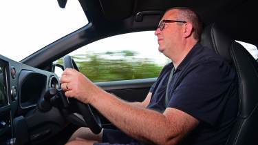 John McIlroy driving the Toyota GR Yaris