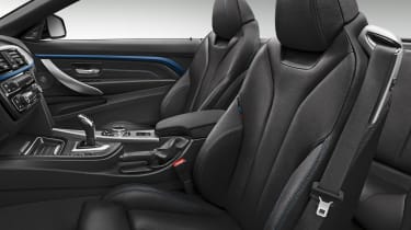 BMW 4 Series convertible cabin 