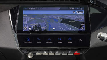 New Peugeot E-408 2025 - infotainment screen 