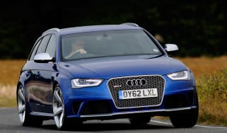 Audi RS4 front cornering