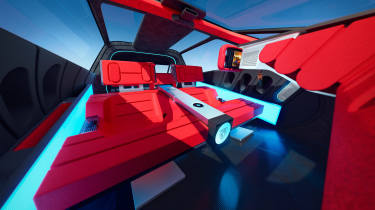 Peugeot Polygon concept - rear seats