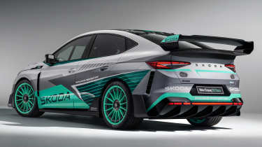 Skoda Enyaq RS Race concept - rear 3/4