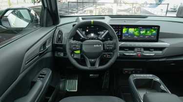 New Kia EV5 GT at the Brussels Motor Show - front interior