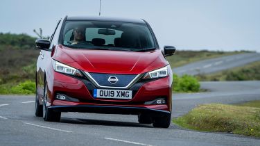 Nissan Leaf - front cornering