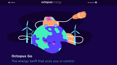 Octopus Energy Go website page