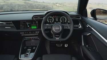 New Audi A3 TFSIe plug-in hybrid - front interior 