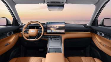 Refreshed Geely EX5 - interior beige