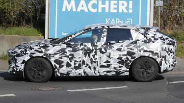 Mazda CX-6e spy shots - side profile
