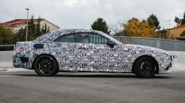 Mercedes C63 AMG Cabrio side