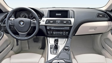 BMW 640i cabin