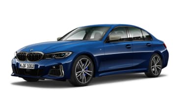 Leaked BMW 3 Series - front blue