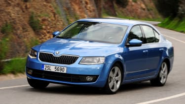 2013 Skoda Octavia front cornering