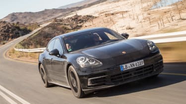 Porsche Panamera ride - front