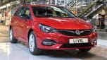 Vauxhall Astra on production line